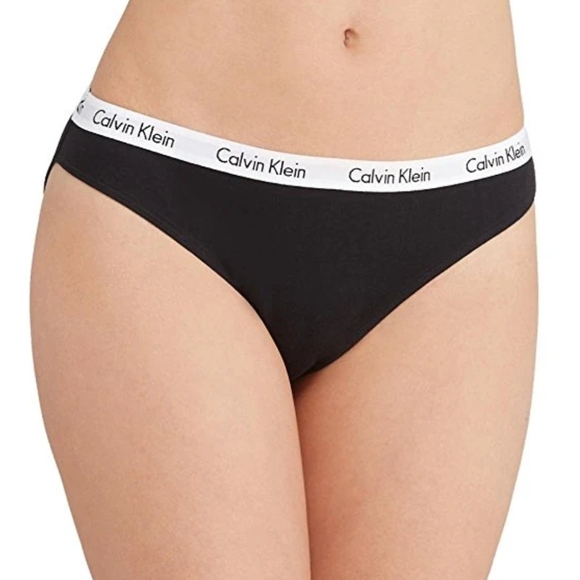 New Calvin Klein Women's Carousel Logo Cotton Stretch Bikini Panties 3 Pack - Picture 2 of 7